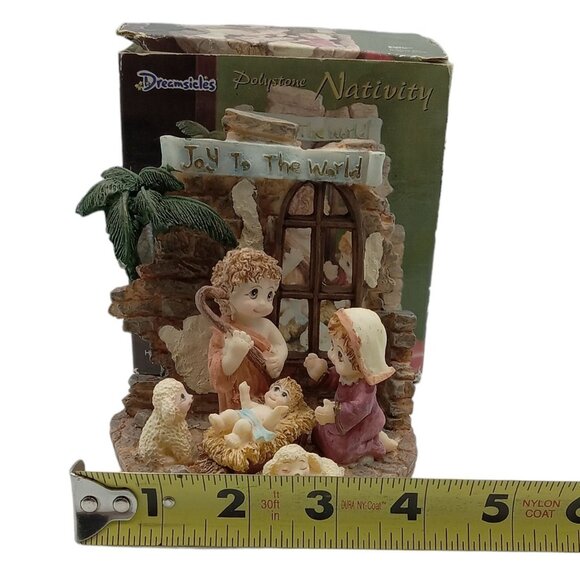 Dreamsicles Joy To The World Polystone Christmas Nativity HTF Collectible Figur - Picture 9 of 10